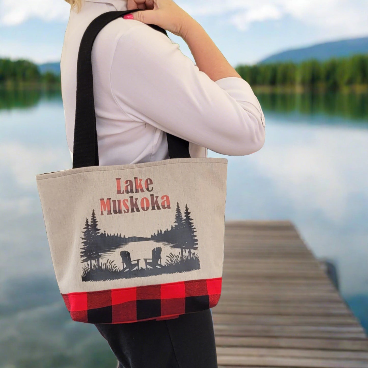 Personalized Lakeside Shoulder Bag