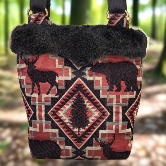 Furry Wilderness Shoulder Bag