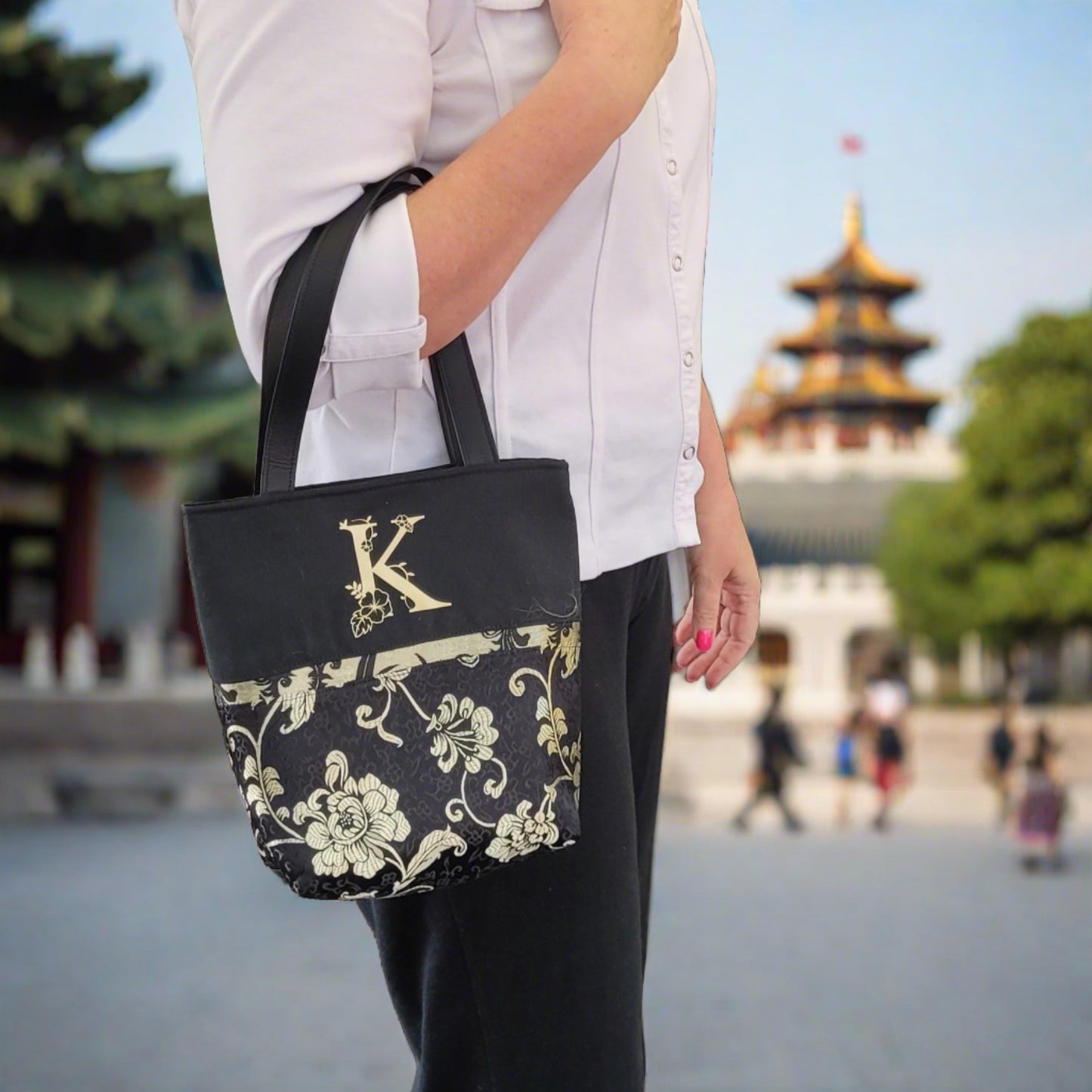 Personalized Chinese Silk Handbag